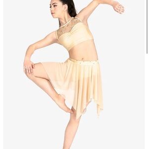 Contemporary/Lyrical costume- Womens 2 piece sequin mesh tank set Brand: Elisse